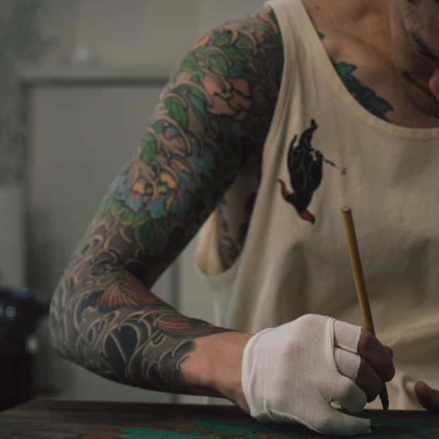 RAIUN-MATSU collaboration with Aloha Blossom -Short sleeve- 詳細画像